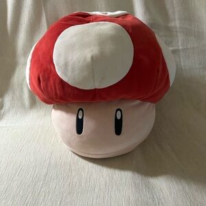 Pokemon Red and White Accent Pillow